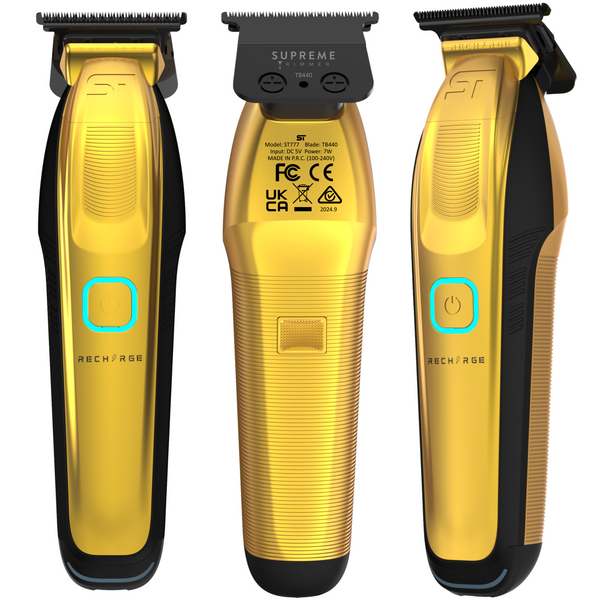 Тример для волосся ST Recharge ⚡️ Trimmer золотий, ST777/GOLD ST777/GOLD фото