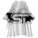 Пеньюар парикмахерский ST Pro Premium Barber Cape Ghost Ink WHT/BLK SRLAT фото 1