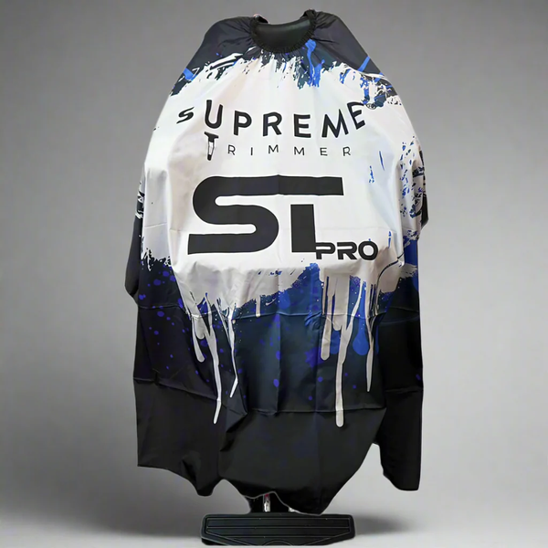 Пеньюар парикмахерский ST Pro Premium Barber Cape Blue Neon Blue Neon фото